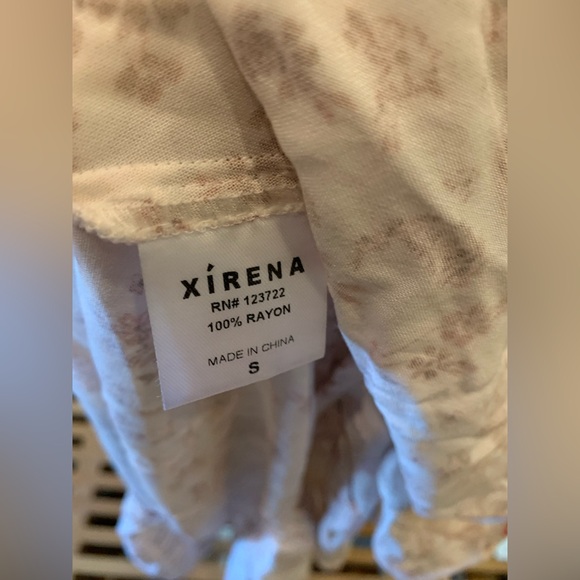 Xirena Esme Maxi Dress in White/Cream and Red Paisley - Picture 10 of 10